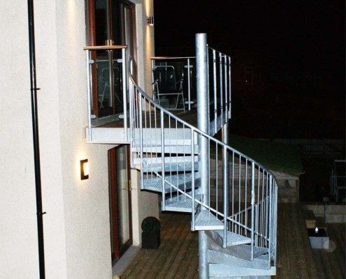 Bespoke Spiral Staircase Aberdeen - External Spiral