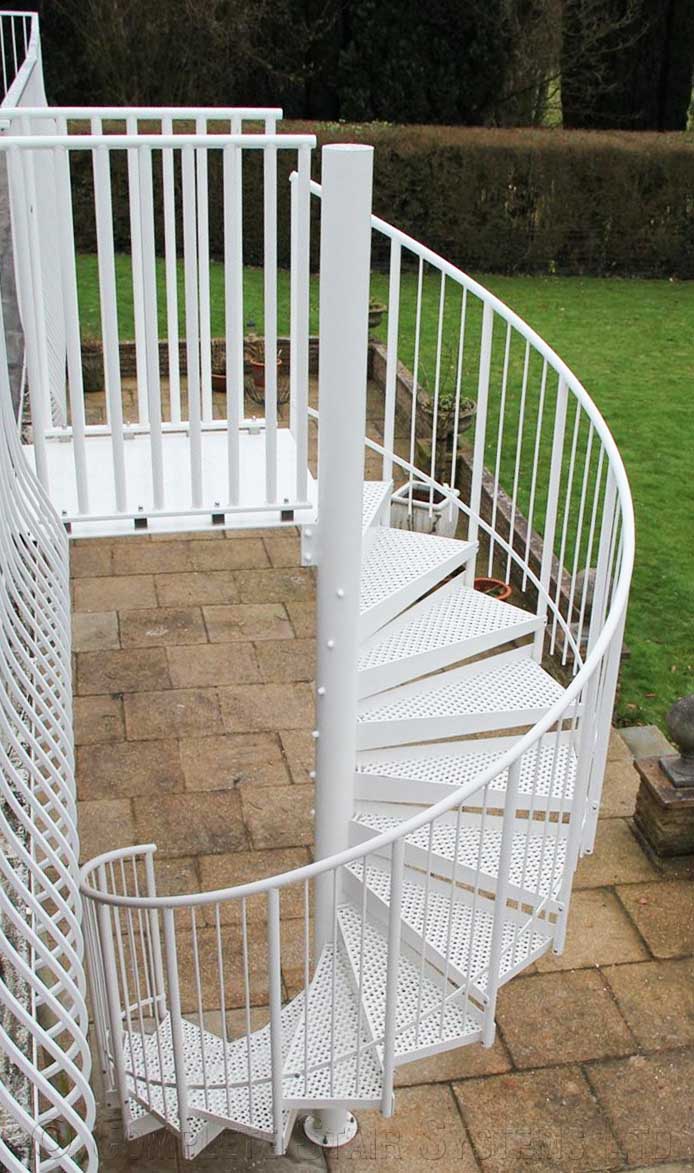 Bespoke Spiral Staircase Canterbury - External Spiral