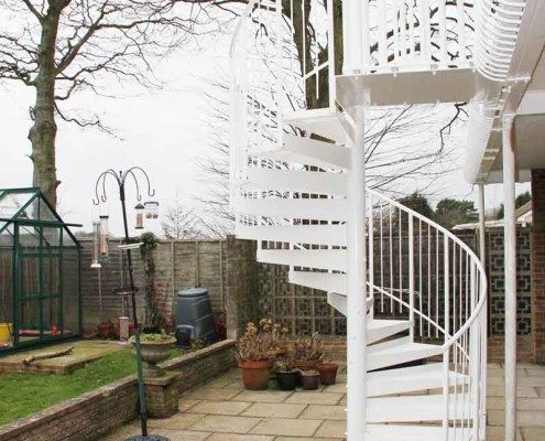 Bespoke Spiral Staircase Canterbury - External Spiral