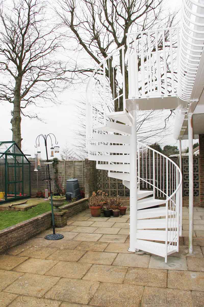 Bespoke Spiral Staircase Canterbury - External Spiral