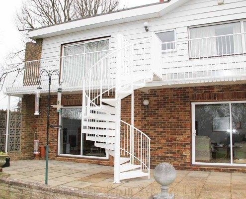 Bespoke Spiral Staircase Canterbury - External Spiral