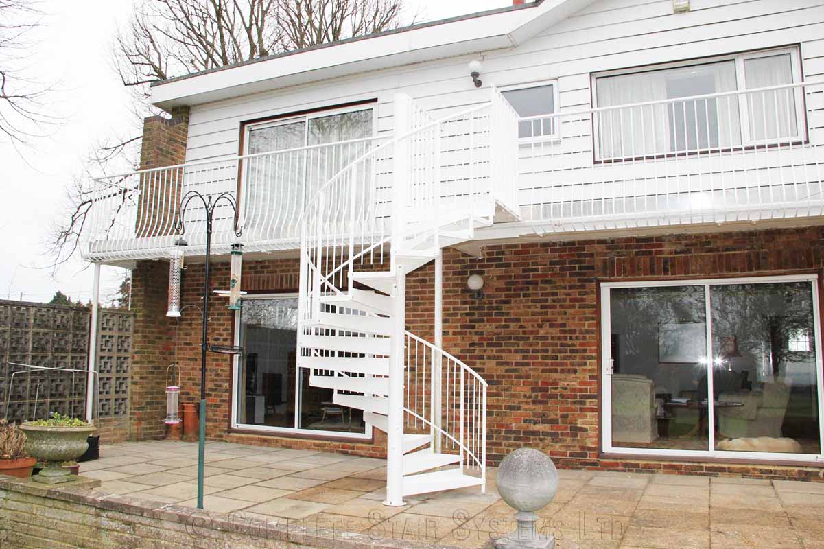 Bespoke Spiral Staircase Canterbury - External Spiral