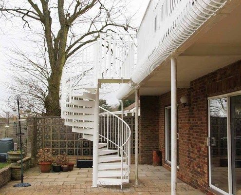 Bespoke Spiral Staircase Canterbury - External Spiral