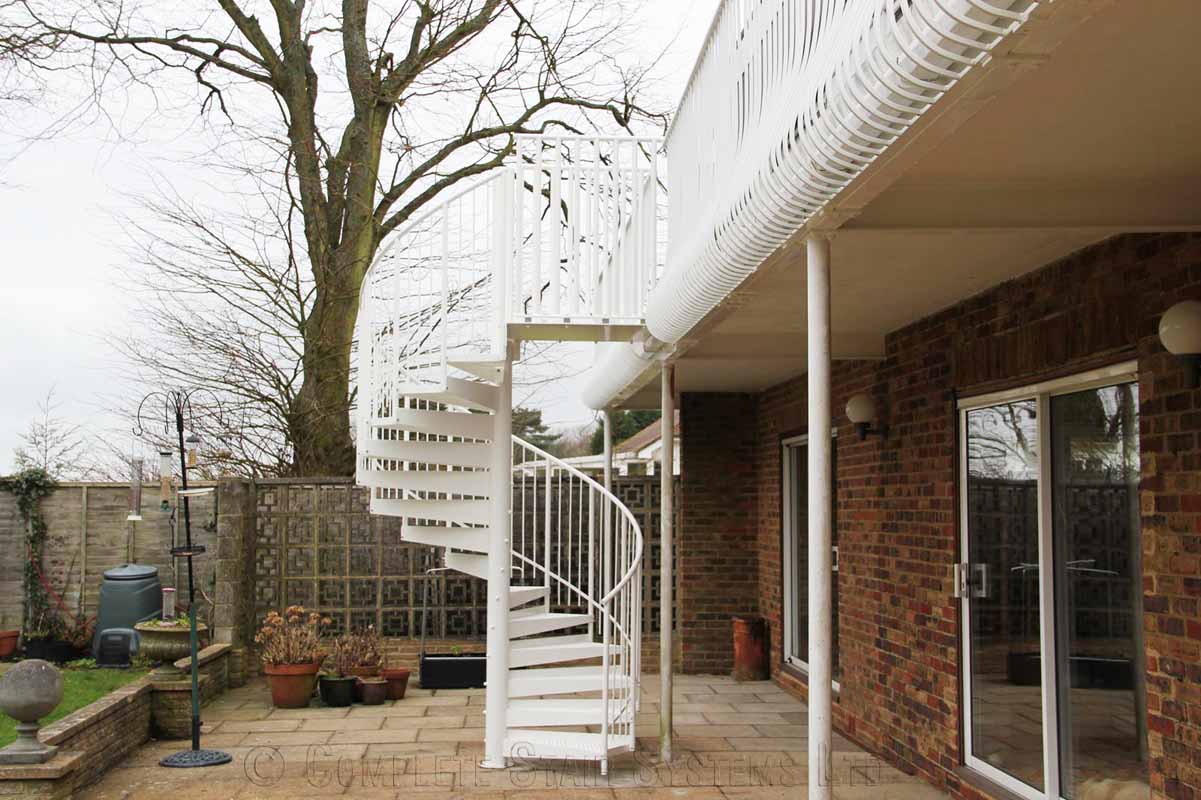 Bespoke Spiral Staircase Canterbury - External Spiral