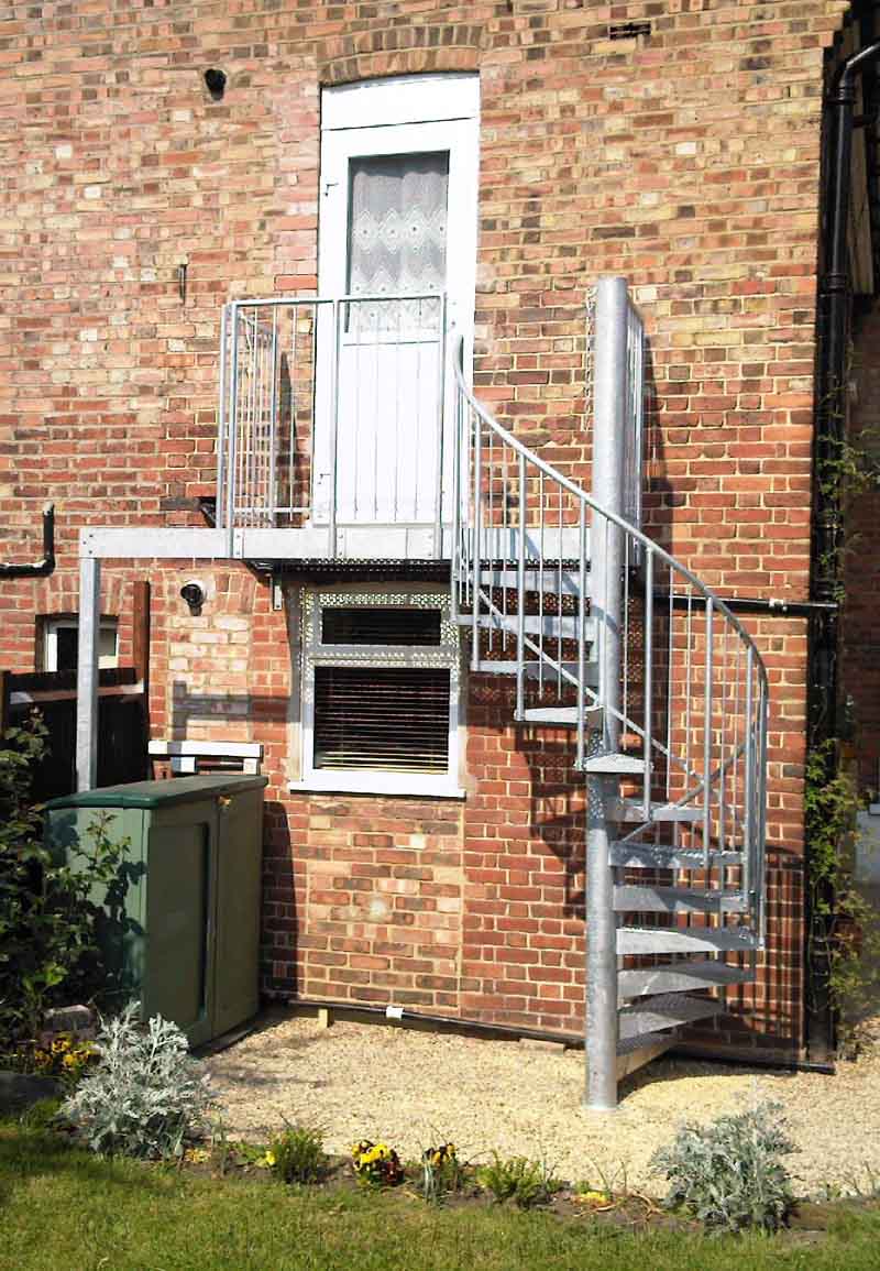 Bespoke Spiral Staircase London - External Spiral