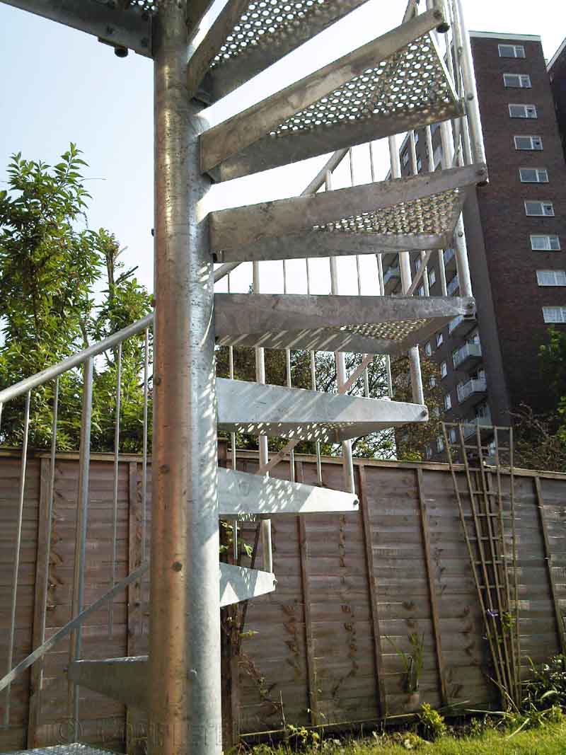 Bespoke Spiral Staircase London - External Spiral