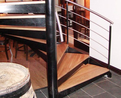 Bespoke Spiral Staircase - London Wine Bar 5