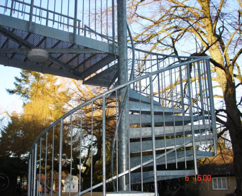 Bespoke Spiral Staircase Romsey - External Spiral