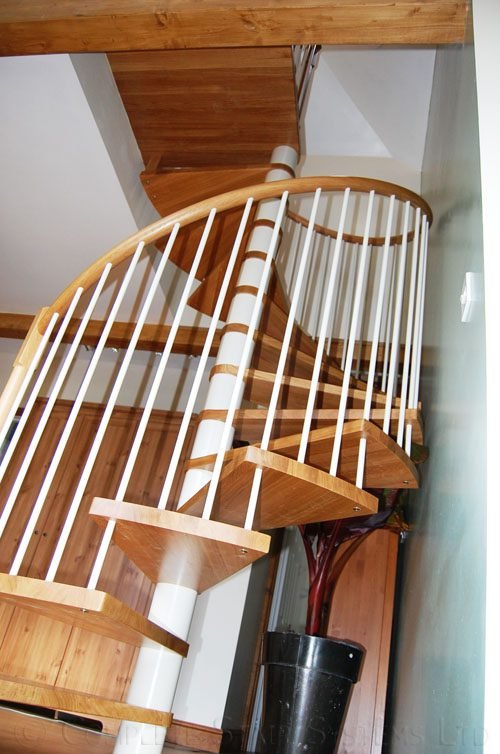 Spiral Staircase Monmouth. Oak tread spiral staircase