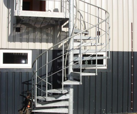 Bespoke Spiral Staircase -Factory Kent