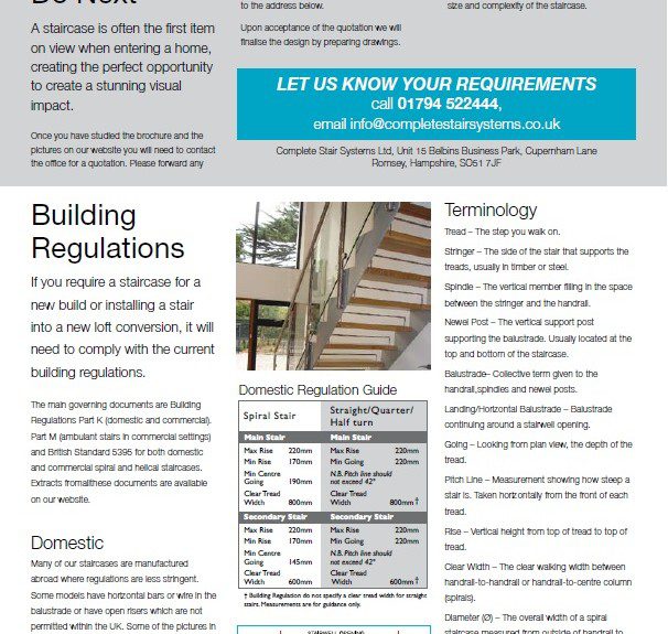 Staircase Brochure