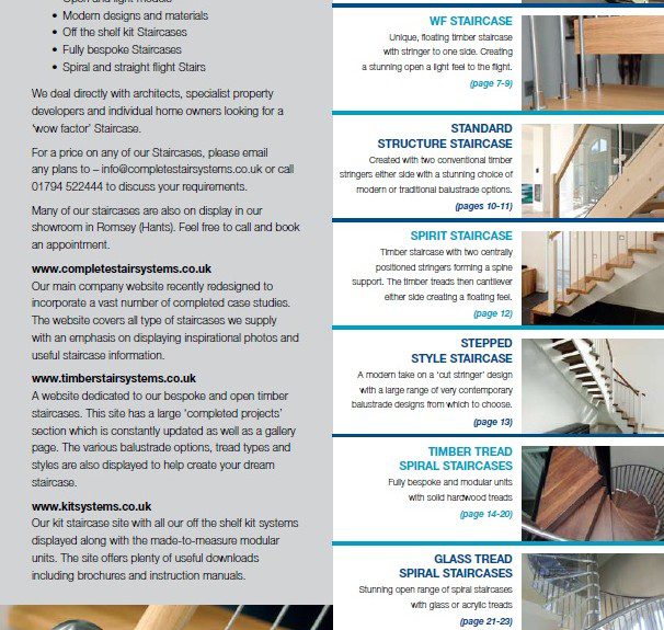 Staircase Brochure