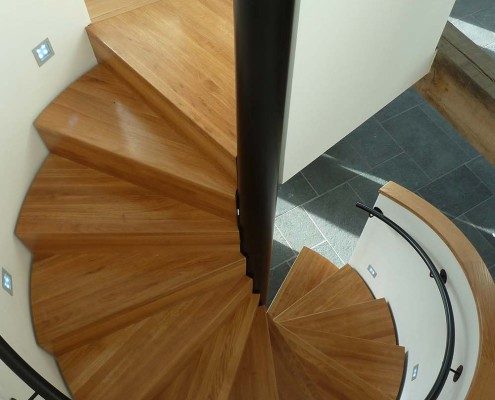 Oak Spiral Staircase