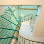 Glass Spiral Staircase