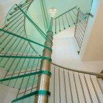 Glass Spiral Staircase