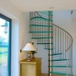 Glass Spiral Staircase