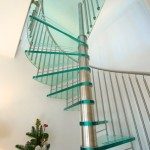 Glass Spiral Staircase