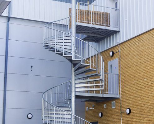 Commercial Spiral Staircase - Enfield