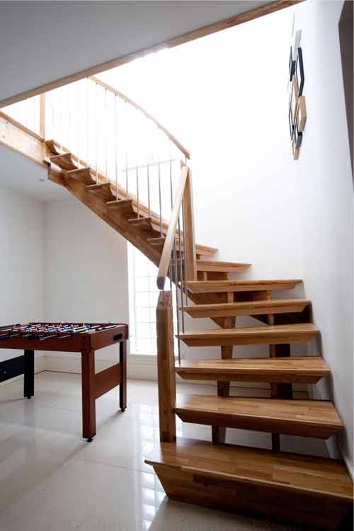 Modern Staircase Spiral Staircases And Uk Modern Timber Stair New Malden