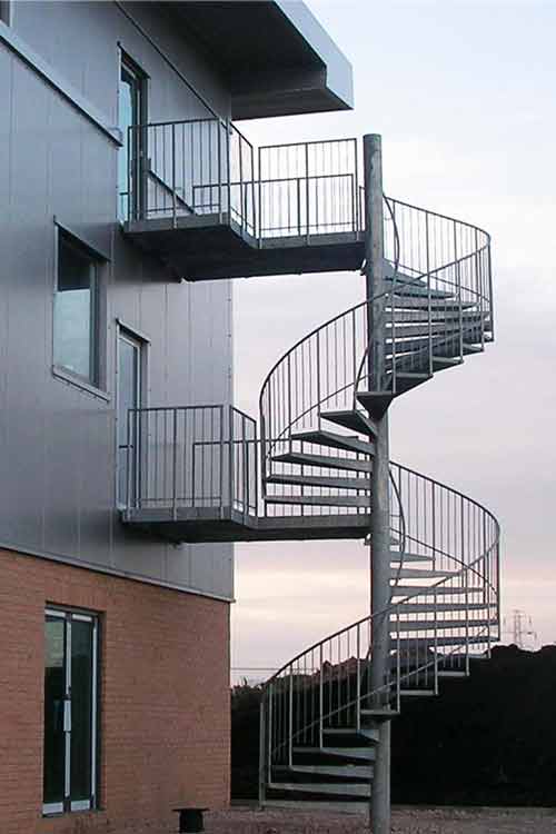 External Spiral Staircase Outdoor Spiral Staircase in 