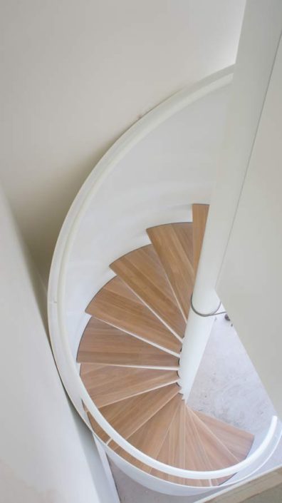 Spiral Staircase Petersfield | Stunning Curved Steel Plate Balustrade