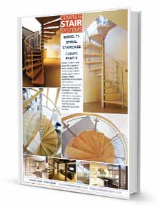 Model 71 Product Sheet - Panels spiral stair