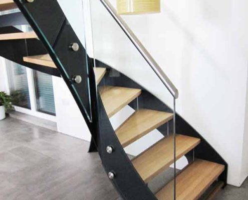 Modern-Stair-Berwick-Upon-Tweed-7 modern black steel staircase with wooden steps and open risers