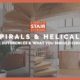 Differences between spirals and helicals blog post