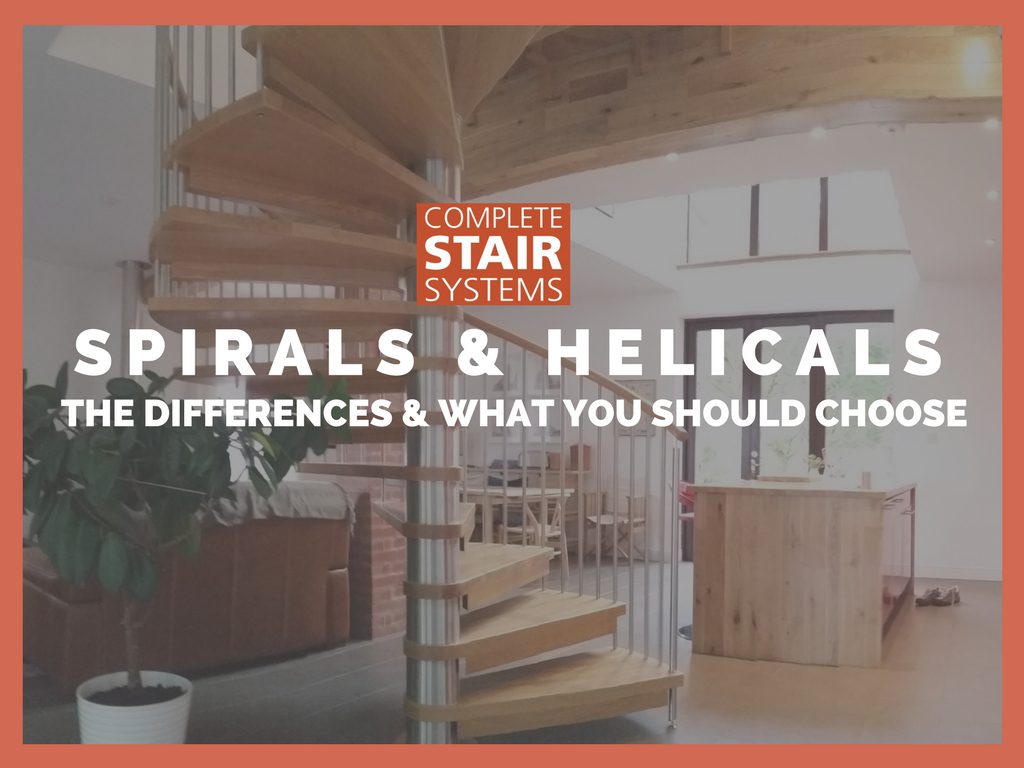 Differences between spirals and helicals blog post