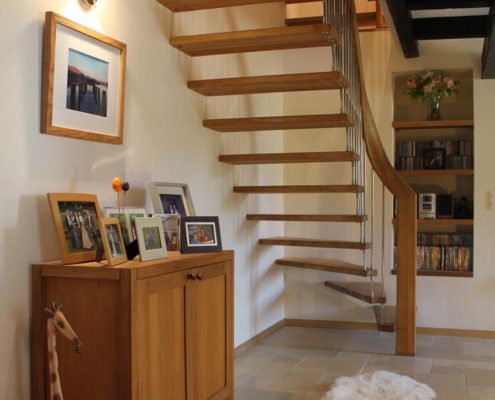 quarter turned oak open staircase quarter turned oak open staircase