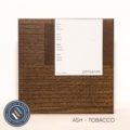 Spiral staircase kits - Ash timber sample in tobacco finish