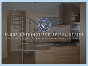 Spiral staircase floor opening blog illustration