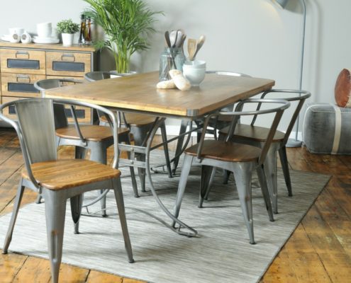 Industrial - Interior Design dining table and chairs