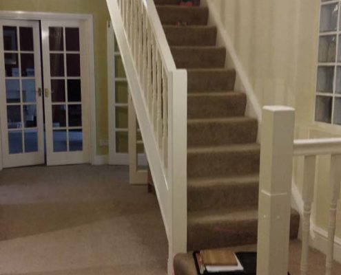 Standard Carpeted Staircase