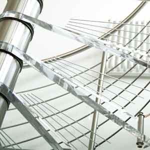 Acrylic Spiral Stair Treads