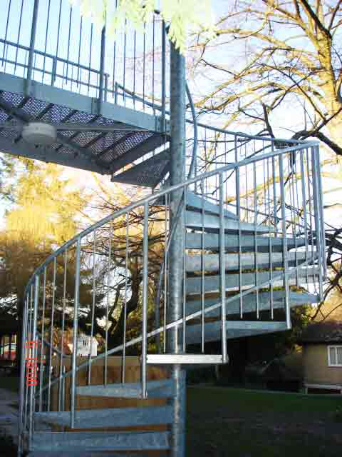 External Spiral Staircase