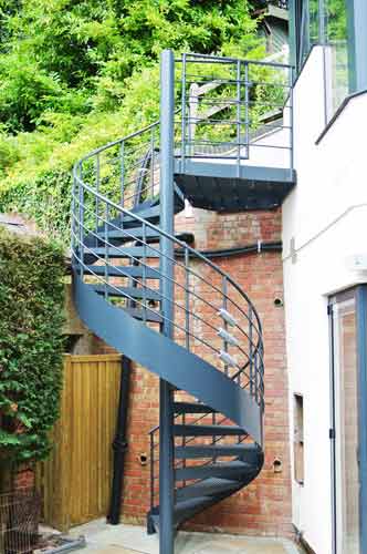 External Spiral Staircase