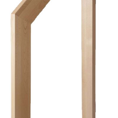 2 pictures of timber newel posts