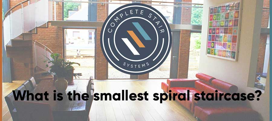 banner for what is the smallest spiral staircase blog post