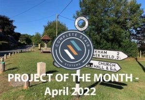 project of the month visual to illustrate post