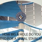 HOW BIG A HOLE DO YOU NEED FOR A SPIRAL STAIRCASE