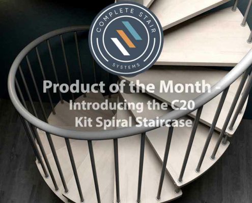 product of the month banner for the C20 spiral stair