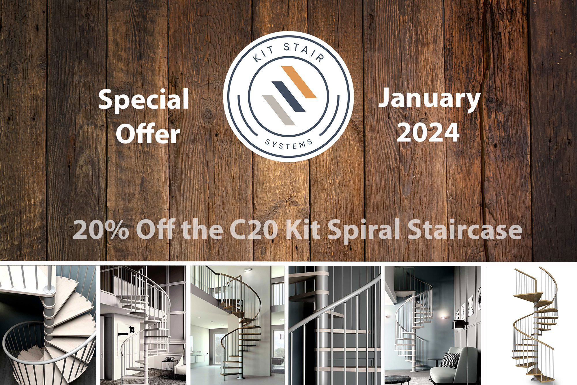 C20 Spiral Staircase Sale