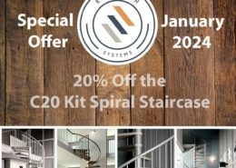 C20 Spiral Staircase Sale