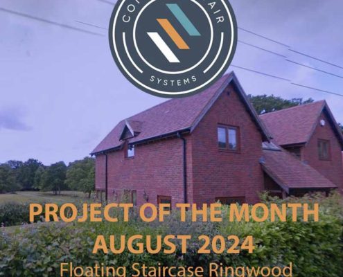 house with red brick - project of the month banner
