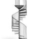 F20Z spiral staircase galvanised