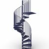 Gamia Steel Spiral Stair blue