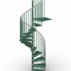 Gamia Steel Spiral Stair green
