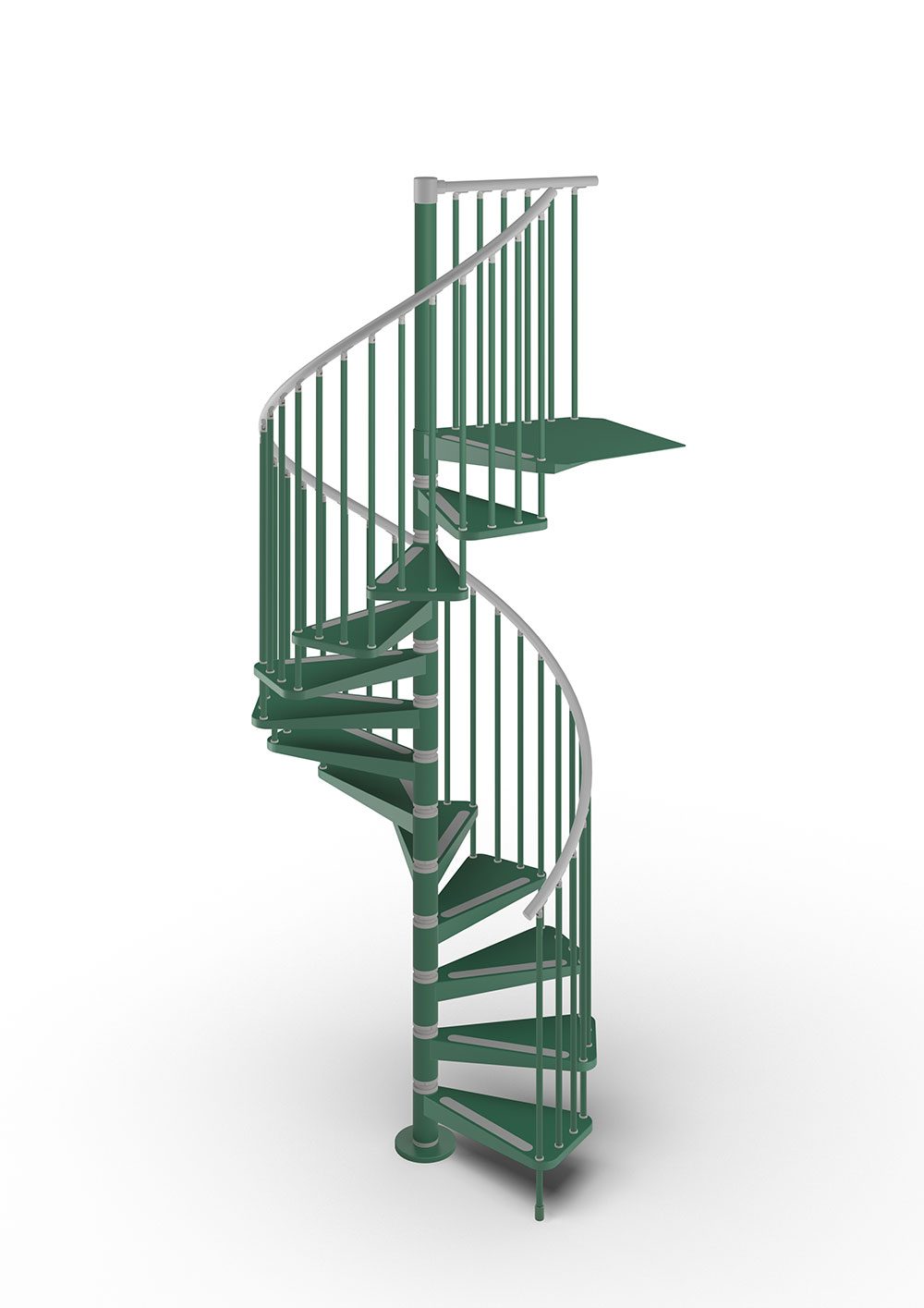 Gamia Steel Spiral Stair green