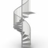 Gamia Steel Spiral Stair dark grey